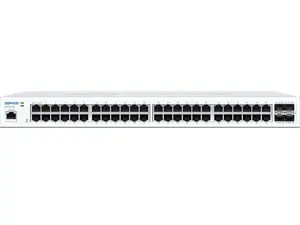 Sophos 100 CS110-48P Ethernet Switch 48 Ports - Manageable - Gigabit Ethernet, 10 Gigabit Ethernet - 10/100/1000Base-T, 10GBase-X - 2 Layer Supported - 410 W PoE Budget - Twisted Pair, Optical Fiber