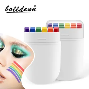 World Cup 6 Color Body Paint Pens, Face Rainbow Strips, Facial Graffiti Wax Sticks, Fan Activities Face Makeup, Party Supplies, Body Painting