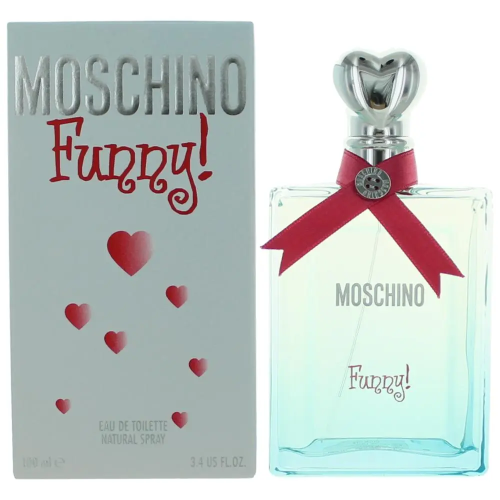 MOSCHINO Funny! Eau de Toilette Perfume for Women, Original Designer Fragrance Scent, 3.4 fl oz / 100 ml Spray