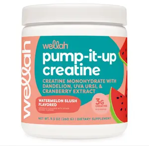 Pump-It-Up Creatine (50 Servings, Watermelon Slush) - Creatine Monohydrate with Dandelion, Uva Ursi, & Cranberry Extract
