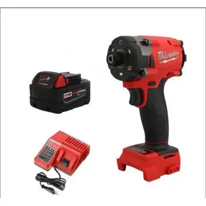 Milwaukee Brushless Impact Driver 18V 300NM Motor Cordless Rechargeable Lithium battery 1/2 Impact Wrench Screwdriver Power Tool