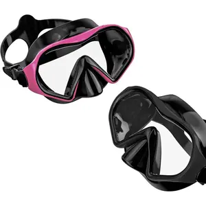 Snorkel Mask  Adults Youth– Leak-Proof Swim Goggles 180 °   Panoramic Clear View Anti-Fog Scuba Diving Mask with 1S Underwater Adjustment  Snorkeling, Freediving & Swimming
