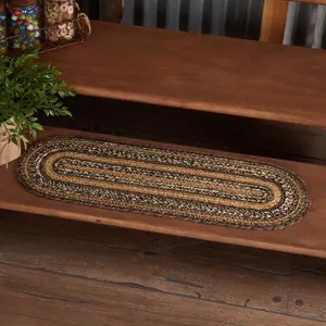 Chestnut Stair Tread Rug - Oval