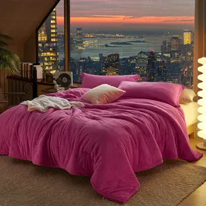 Neon Nights - Coma Inducer Oversized Comforter Set - Neon Pink