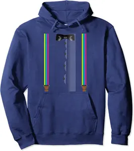 Cute Unique Clown Rainbow Suspenders Gift Pullover Hoodie - Nicolekhach Shop 53B08KSSBKLF