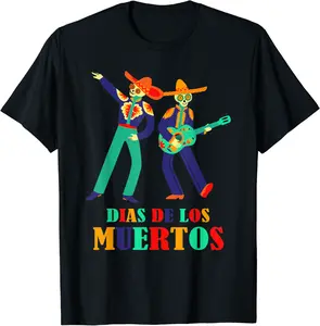 Dias de los Muertos Mexican Day of the dead | Mens & Womens T-Shirt - Tylerjame Shop 62B0BJC6FHC5