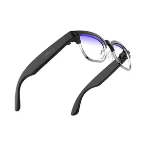 8MP Camera(SONY) AI Smart Glasses Anti-Shake,Support Photo and Video Recording Wi-Fi Transfer Bluetooth Call AI Voice Wake-Up Assistant Photo Recognition AI Intelligent Q/A Interaction AI Translation IP66 Dust/ Waterproof 35g Weight