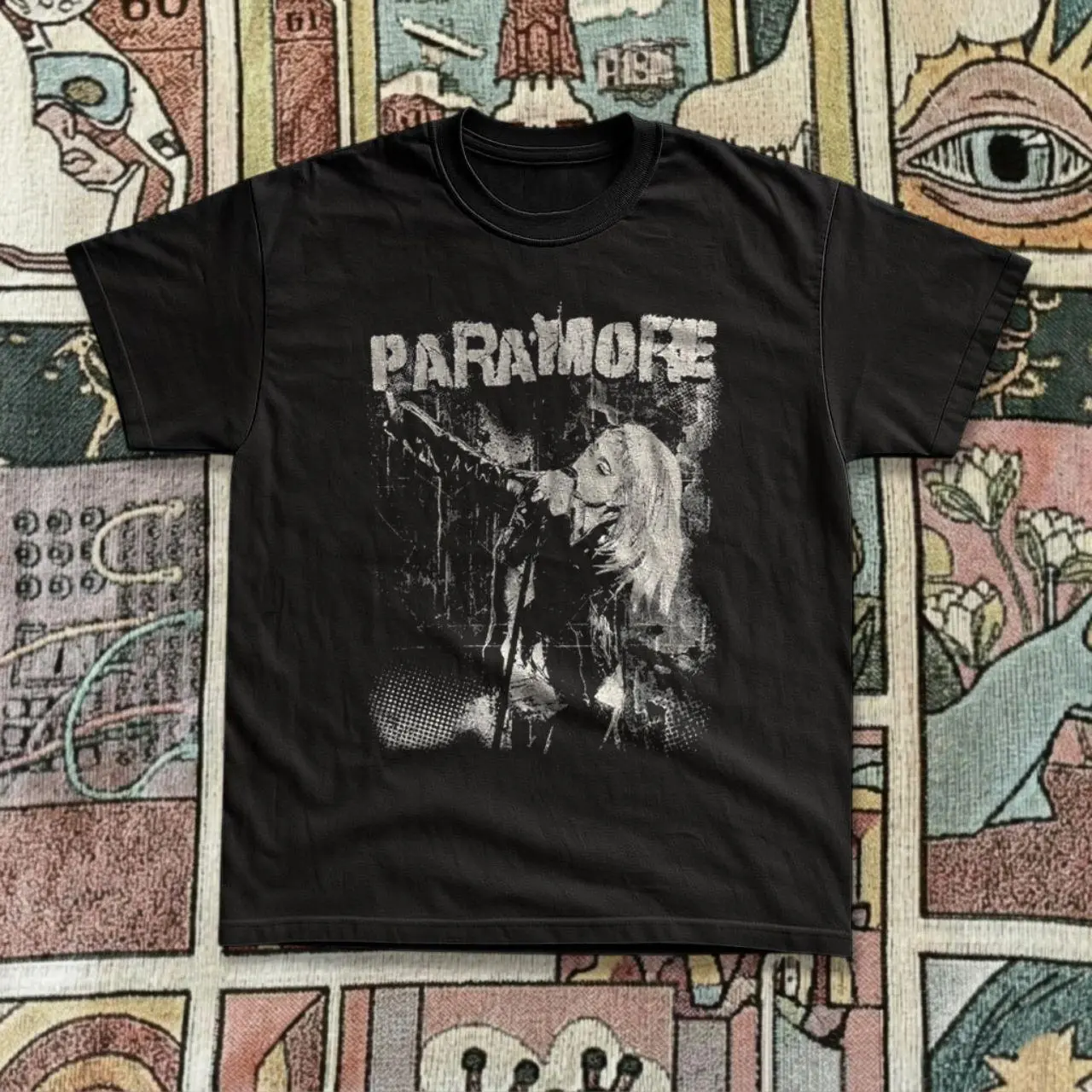 Paramore Hayley Williams Live Photo Band Graphic Tee