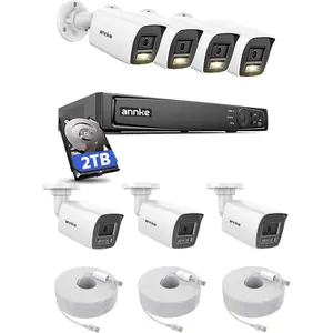 ANNKE H1200 12MP UHD PoE Security Camera System with Smart AI Detection