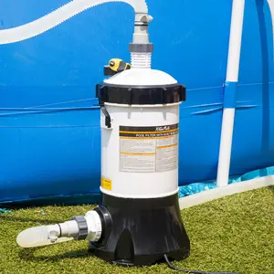 XtremepowerUS Pool Filter Cartridge System for Above Ground Pool w/Built-in Pump pool supply