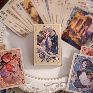 Vintage Poker Cards Fun Party Games Team Building Leisure Game Best Holiday Gift, Retro Playing Cards for Gatherings and Entertainment