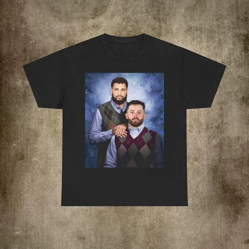 Baker Mayfield Mike Evans Tampa Bay Football T-Shirt, Step Brothers Football Shirt, Buccaneers Football Shirt, Football Funny Shirt, Unisex, Shortsleeve