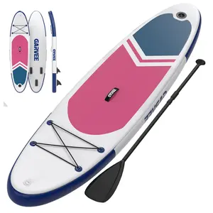 Garvee Inflatable Stand-Up Paddleboard (SUP) 10'6"/11' with Premium Accessories, Non-Slip EVA Deck, Ultralight Carry Bag, and Pump for Enhanced Paddleboarding Experience