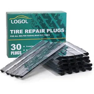 Tire Plugs Heavy Duty (4", 30pcs). Tire Sealing Strip for Puncture Repair are Suitable For Tubeless Tires,Car,Light Truck,Motorcycle,ATV,UTV etc.