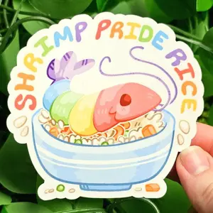 Shrimp Pride Rice Sticker