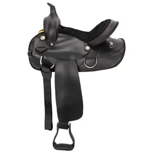 Schneiders Lightweight Synthetic Round Skirt Western Trail Saddle