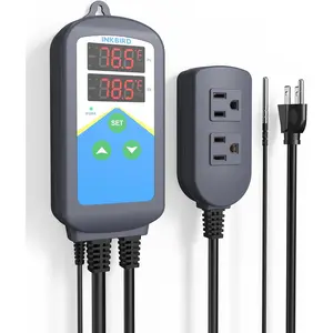 2025 Updated ITC-306T Pre-Wired Heating Thermostat Temperature Controller, 24 Hours Day & Night Cycle Timer Controller for Seed Germination Reptiles Hatching