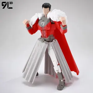 9L3D Printed Indomitable Hero Emperor Mark Lucky 13 Action Figure Dummy13 Multi-Jointed Collectible Model Toys T13 Desktop Gifts