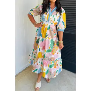 Multicolour Gloria Dress