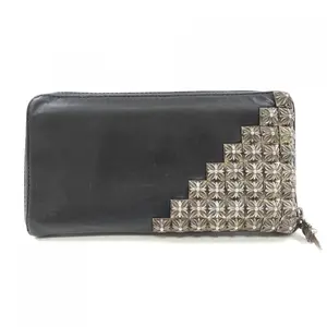 Pre-owned Chrome Hearts Calfskin Small Leather Goods Wallet