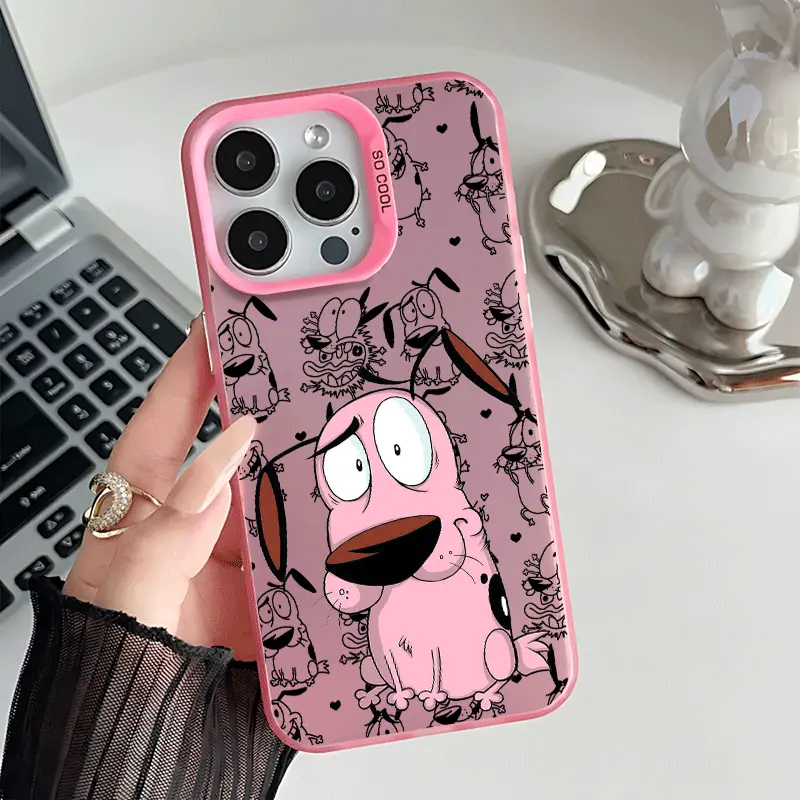 Pink-Cartoon Couragethe Cowardly Dog