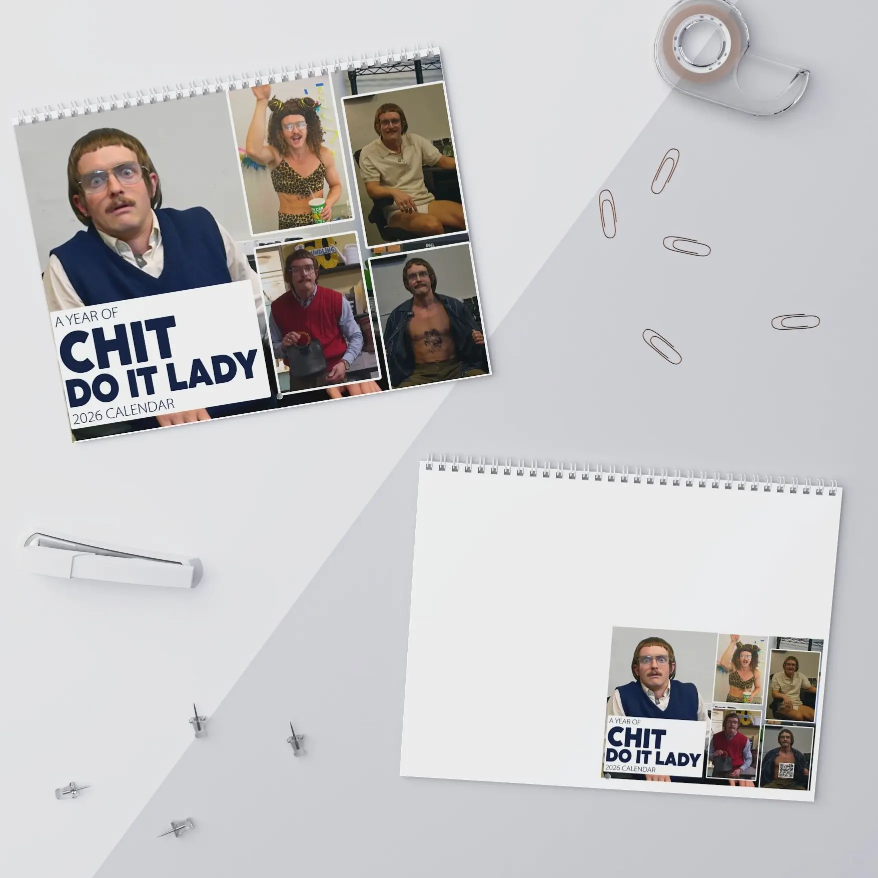 Chit Do It Lady 2027 Calendar, Retro Chit Lady Calendar, Funny Humor Motivational Calendar, Humorous Saying Gift