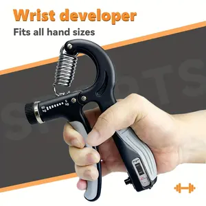 Adjustable Resistance Hand Grip Strengthener, Professional Finger and Arm Trainer, Hand Exercise Device, Muscle Building Tool
