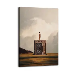 Your Voice Will Save Me Canvas Painting Oil Painting Wall Art Canvas Poster Decorative Painting Corridor Decoration Home