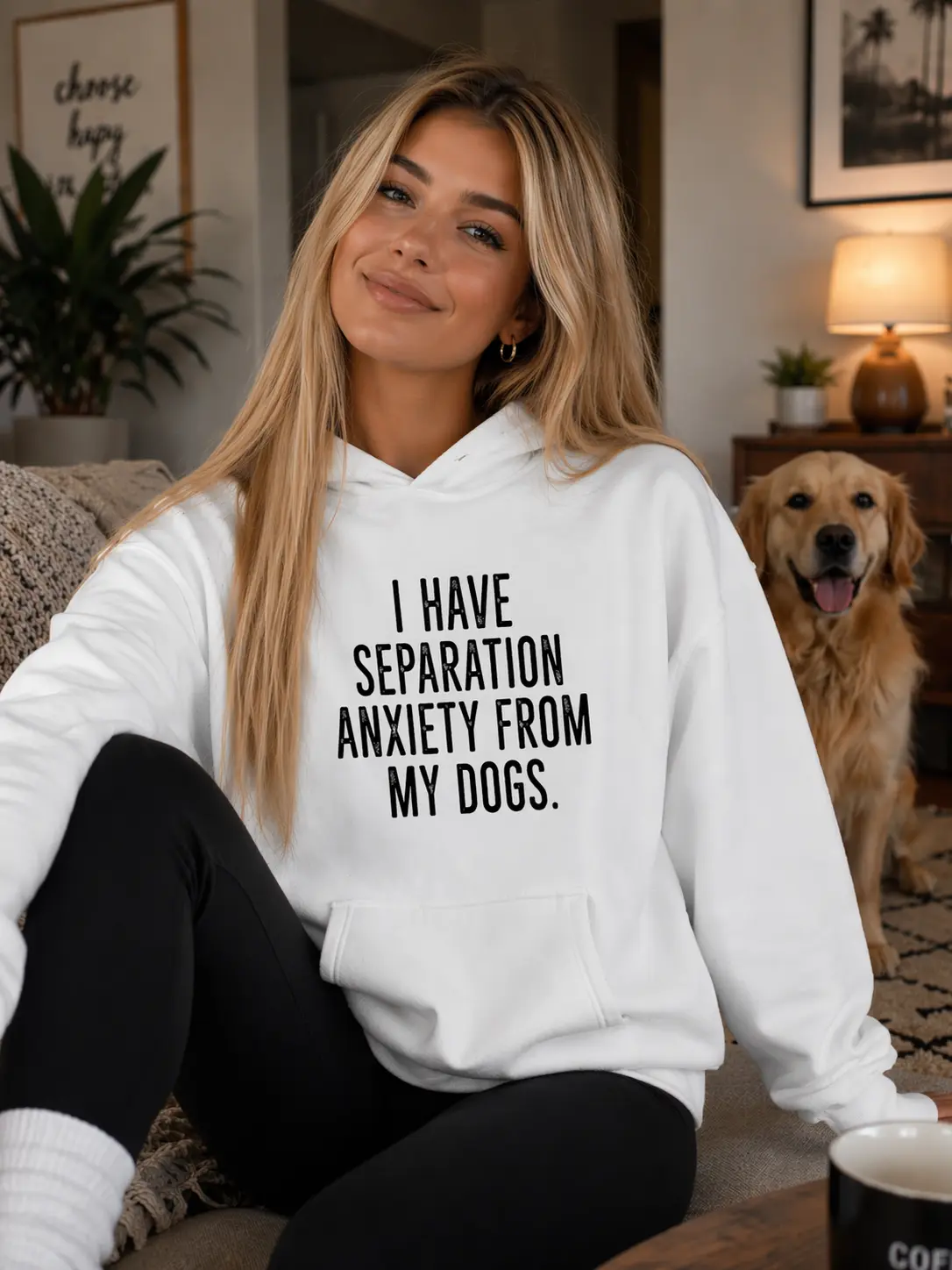 I Have Separation Anxiety From My Dogs Graphic Hoodie