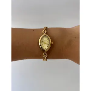 Dainty Bows Gold Toned Womens Watch