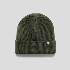 Gymreapers Ribbed Knit Skull Beanie - Classic Green, One Size Fits All Gymreapers Ribbed Knit Skull Beanie - Classic Green, One Size Fits All