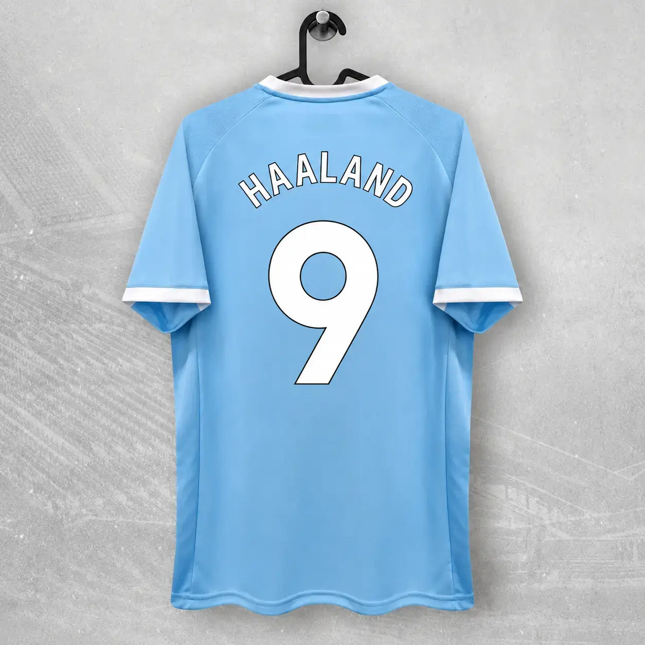 Premium Sky Blue #9 Soccer Jersey – Unisex Football Fan Shirt, Lightweight Breathable Game Day Sports Jersey