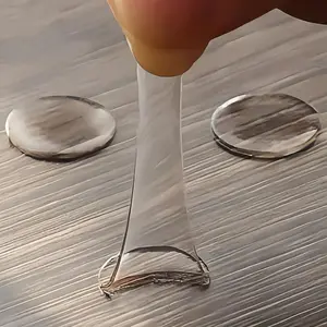 Transparent Double Sided Nano Tape, 100/200/300/500pcs Round Double Sided Adhesive Tape, Removable Sticky Tape for Home Office School, Office Stationery & Supplies