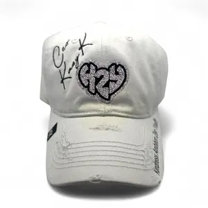 Kazy Kulture 1of1 PURPLE GLITTER Dad Hat with Built-in NFC Technology Unique Design for Individuality and Style Cotton Material