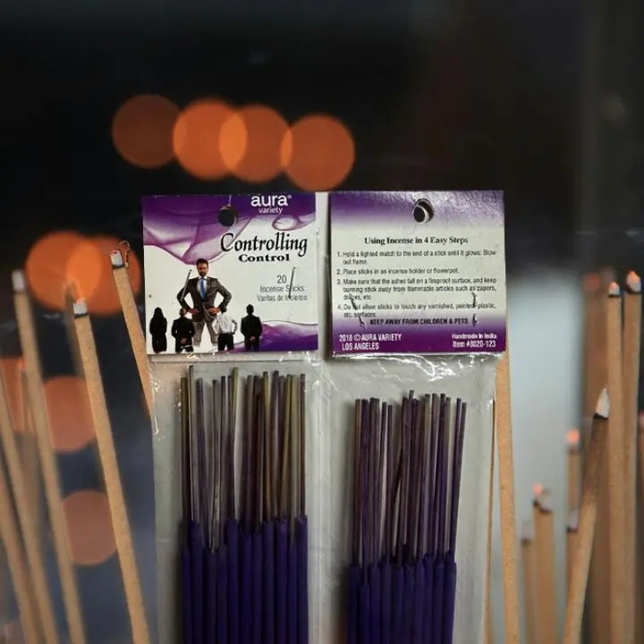 Scented Aromatherapy Incense Sticks - Focus-Supporting Home Fragrance Supplies, Spellwork Aid for Indoor Use, Influence Personal Authority