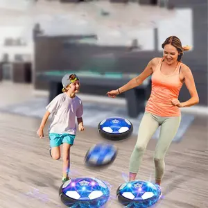 1pc Floating Soccer Ball Parent-Child Interactive Toy LED Electric Rechargeable Indoor Soccer Ball Educational Toy Gift