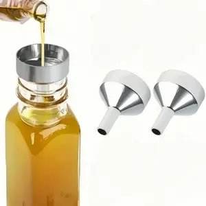Metal Mini Funnel Set Utensils for Perfume & Essential Oil Transfer, Portable Travel Liquid Dispenser Accessories, Alcohol-Free Easy-To-Use Design