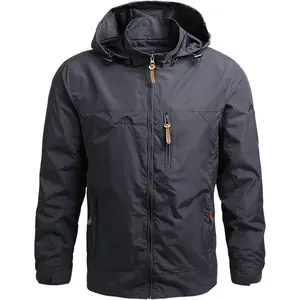 Men's Jacket Rain Windbreaker Cycling Running With Hood Lightweight Jacket(Raincoats)