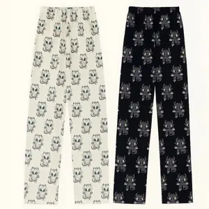 Cozy Flannel Plaid Pajama Pants for Family & Couples - Festive Dragon Print Sleepwear, Holiday Christmas Lounge Pants for Men & Women