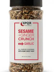 Sesame Ginger Crunch XL 11 oz. All Purpose Seasoning Blend with Garlic and Some Sweet Heat