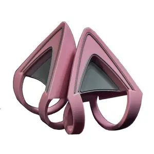 Kitty Ears for Razer Kraken - Water Resistant Construction - Quartz Pink