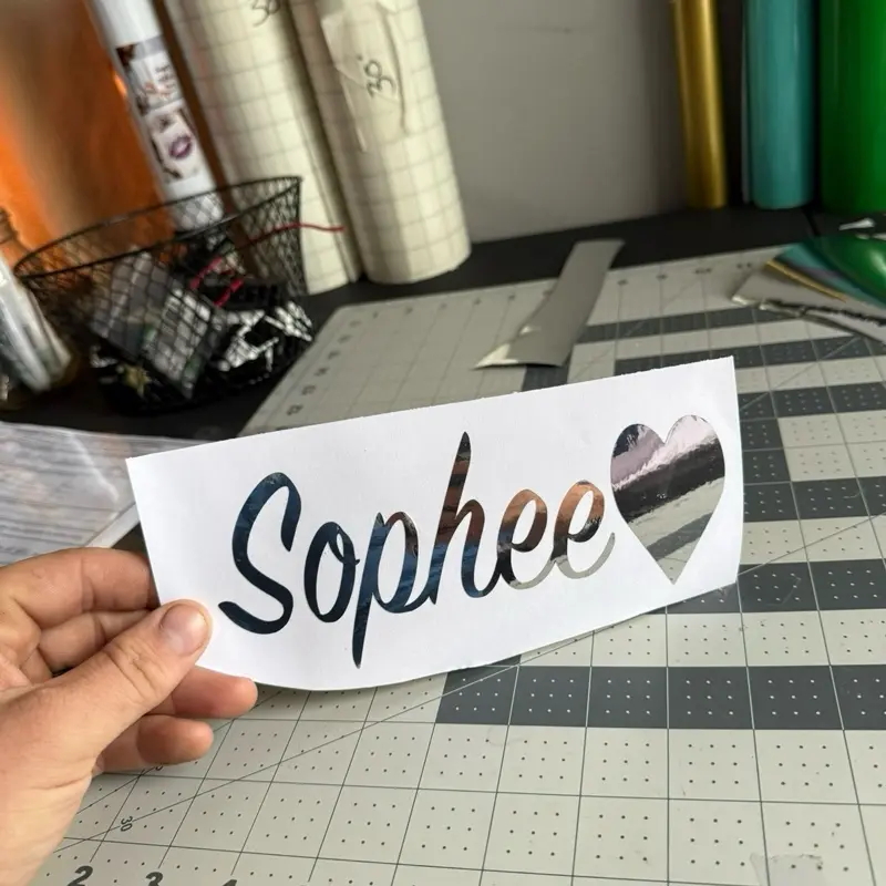 Personalized Name Decal for truck/car window custom vinyl sticker for cups tumbler laptop& more design Vehicle Exterior Decoration