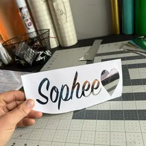 Personalized Name Decal for truck/car window custom vinyl sticker for cups tumbler laptop& more design Vehicle Exterior Decoration