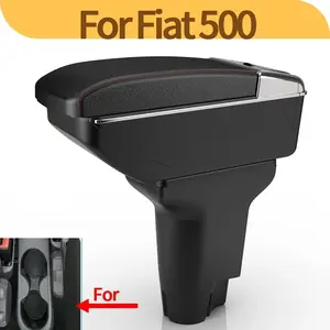 For Fiat 500 Armrest Box For Fiat Cronos Car Armrest Center Auto Storage Box Dedicated Retrofit parts Interior Car For Fiat500 auto armrest Car Organizer