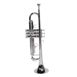 Nickelplated Drop B Adjustable Trumpet Gloves Set Silver Kit Musical Gifts for Festivals or Birthdays Beginners Adults Teens High Quality Strong Tone Clear Sound