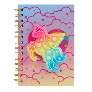 Coil Notebook for Homework and Diaries, Fun Stress Relief, Perfect Back-To-School Stationery, Ideal Holiday Gift