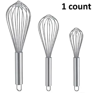 Stainless Steel Cooking Mixer for Cheese Coffee Egg Blending, Durable Ergonomic Handheld Egg Beater for Baking and Mixing, Rustproof Metal Whisk Tool