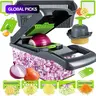 【Black Friday】15-in-1 Multifunctional Vegetable Chopper, Durable Vegetable Slicer, Veggie Cutter, Garlic Chopper, Onion & Potato Grater, Kitchen Accessories #GLOBAL PICKS