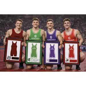 Wrestling Singlet Framed in picture frame Senior Award Night Gift Idea - Jersey Print Frame Basketball