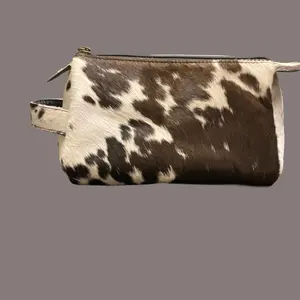 Cowhide Beauty Traveler Bag